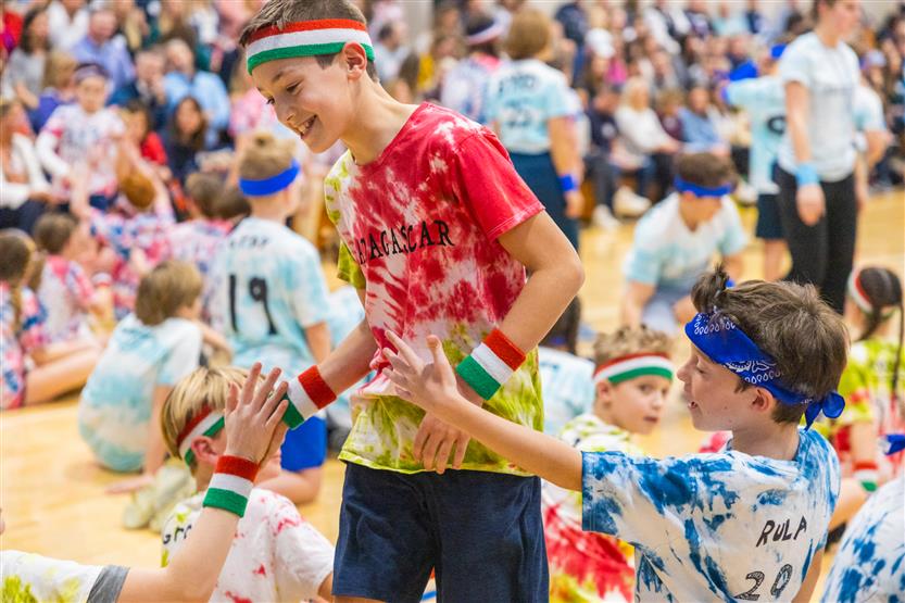 Scales Elementary students in the Fifth Grade Winter Olympics